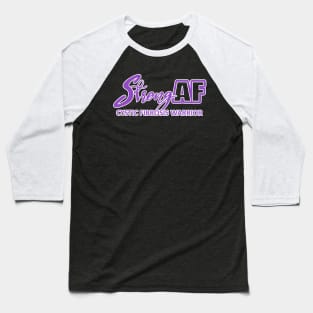 Strong AF Cystic Fibrosis Warrior Baseball T-Shirt